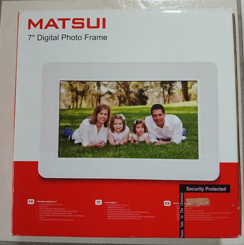 Matsui digital photo frame - 7",
